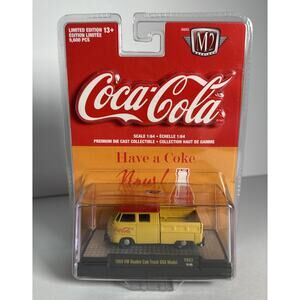 M2 Machines - Coca-Cola - 1959 VW Double Cab Truck USA Model (Yellow)